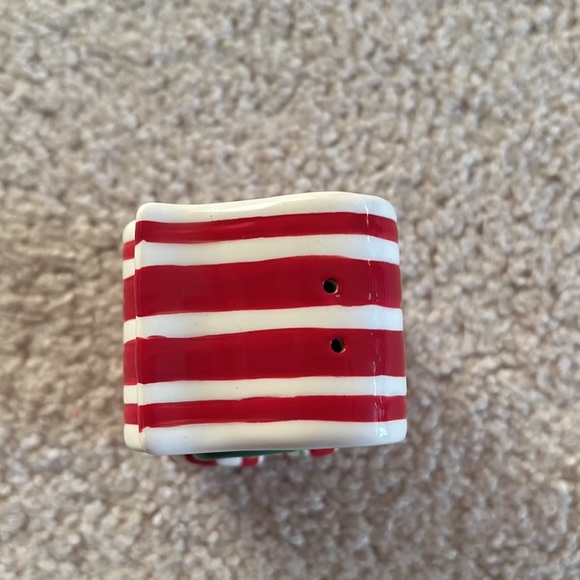 Vintage Fitz and Floyd Christmas Ribbon Candy Pepper Shaker - Picture 3 of 6